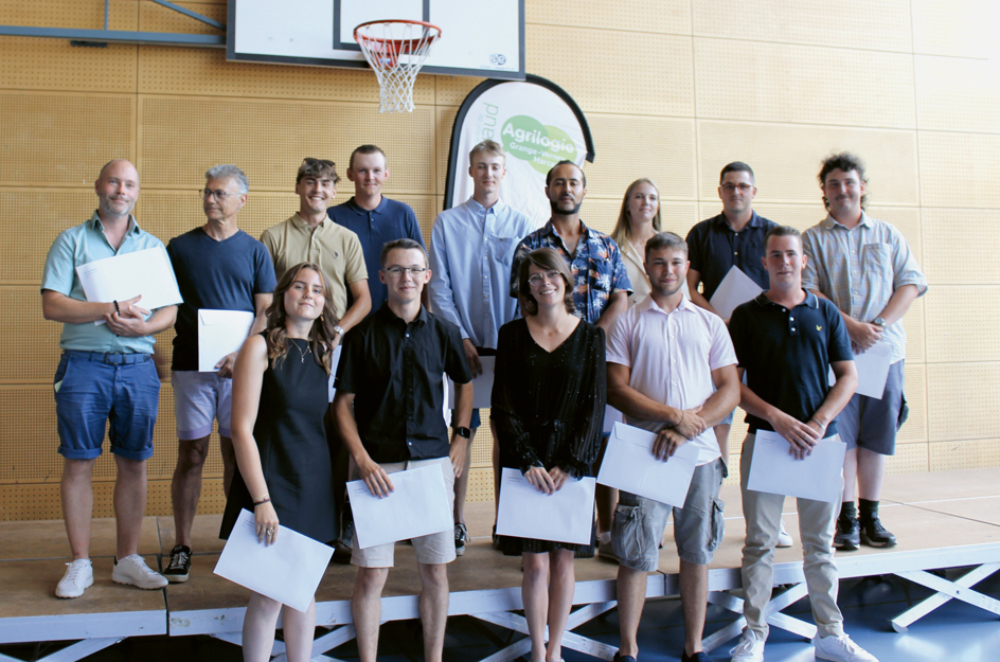 Les lauréats du CFC de viticulteur·trice.