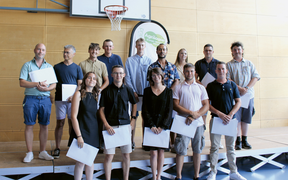 Les lauréats du CFC de viticulteur·trice.