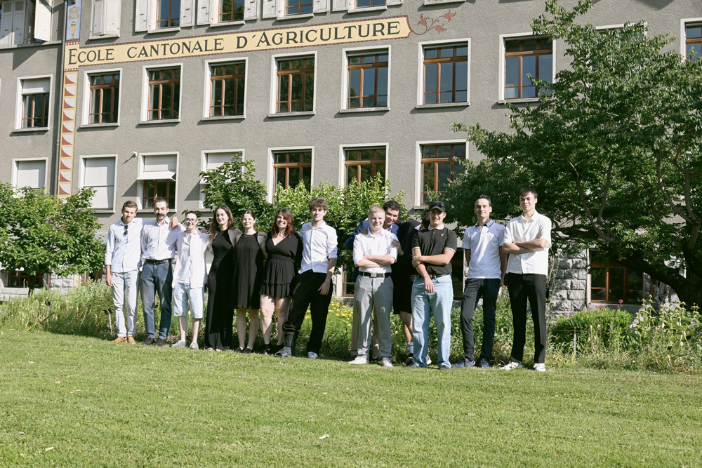 Les lauréats du CFC de viticulteur·trice et du CFC de caviste.